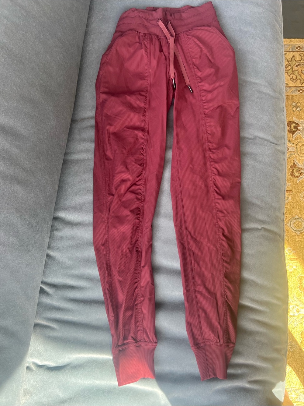 Lululemon Burgundy Lightweight Jogger Pants | Size 0